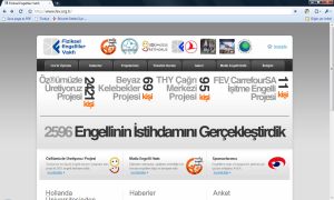 Fiziksel Engelliler Vakfı Web Sitesi